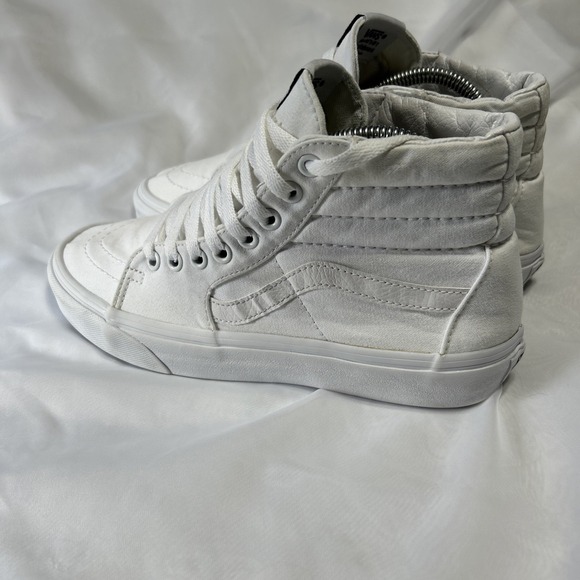 VANS Off The Wall SK8 Hi White High Top Sneakers Women's Size 8 Men's Size 6.5 - Picture 6 of 8